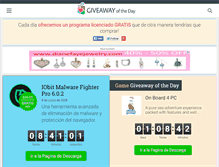 Tablet Screenshot of es.giveawayoftheday.com